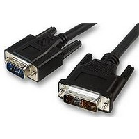CABLE, DVI M TO HDD DB15M, 2M