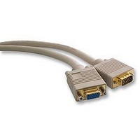 CABLE, SVGA M TO F, GOLD, 15M