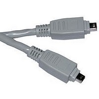 COMPUTER CABLE, IEEE 1394, 6FT, GRAY