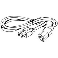 POWER CORD, 7.5FT, 10A, BLACK