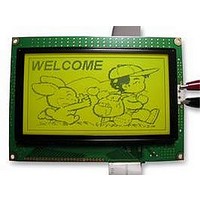LCD MODULE, 128X240, YELLOW/GREEN