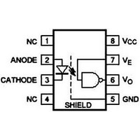 OPTOCOUPLER 2CH 10MBD 8-SMD