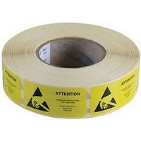 ESD LABEL, WARNING, 50MMX25MM