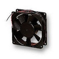 FAN, 80X80X25MM, 12VDC