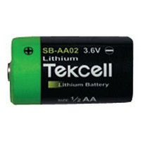 LITHIUM BATTERY, 3.6V, 1/2AA