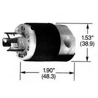 CONNECTOR, POWER ENTRY, PLUG, 20A