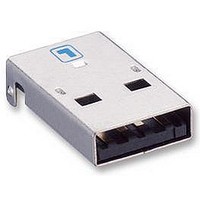 USB CONNECTOR, PLUG, 4POS, SMD