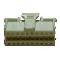 WIRE-BOARD CONN, RECEPTACLE, 20POS, 2MM