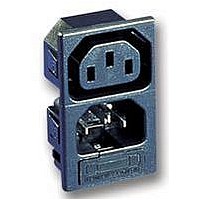 INLET/OUTLET, IEC, FUSED, 1OUTLET