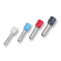 TERMINAL, FERRULE, 8.2X1.4MM, CRIMP RED