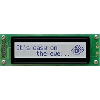 LCD Character Display Modules White Background Blue Text
