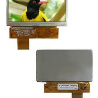 LCD Graphic Display Modules & Accessories 4.3 W/TP 480X272 24BIT WHITE LED BL