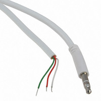 CBL ASSY 3.5MM SLIM STEREO WHT