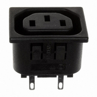 CONN AC OUTLET 2.8MM SLD SNAP IN