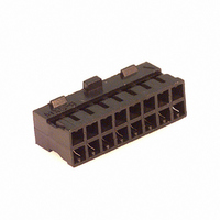 WIRE-BOARD CONN, RECEPTACLE, 16POS, 2MM