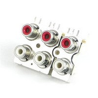 PHONO JACK 3POS R/A RED/WHT/YEL