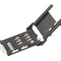 Memory Card Connectors SIMLOCK 3mm;4 pin C707A w/switch