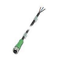 CABLE 4POS M12 SOCKET-WIRE 5M