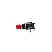 Pushbutton Switches ON-(ON) .201 RED CAP STRT BRKT PC .4VA