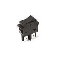 Rocker Switch,STRAIGHT,DPST,OFF-ON,QUICK CONNECT Terminal,ROCKER