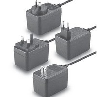 Plug-In AC Adapters 25W 100-240VAC 5V 4.0A 2.5mm DC R/A