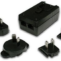 Plug-In AC Adapters 15.4W 56V 0.275A Passive PoE