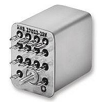 POWER RELAY, 4PDT, 24VDC, 5A, PLUG IN