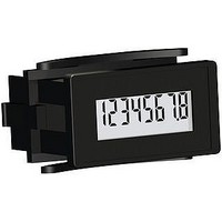 Hour Meter 10-300VDC/20-300VAC Input Front Reset Button Only