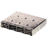 Connector Accessories Cage for SFP Press Fit 4Port Tray
