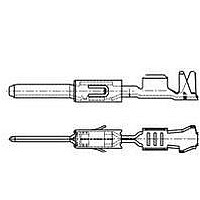 CONN TAB CONTACT 24-20AWG TIN