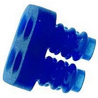Connector Accessories 4 POS Socket Mini-Universal Gang Wire Seal Loose Piece Silicone Rubber Blue