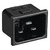 AC CONNECTOR MALE 20A SNAP IN