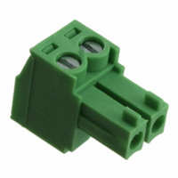 TERM BLOCK PLUG 2POS 3.81MM