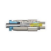 Conn Shielded Circular Subminiature PIN 4 POS Solder ST Cable Mount 4 Terminal 1 Port