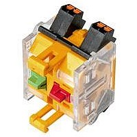 Snap-action Switching Element, 2NO, Push-In Terminals, Gold/silver