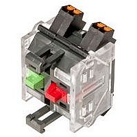 Slow-make Switching Element, 2NC, Push-In Terminals, Silver