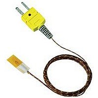 Self Adhesive/ Cement-on Thermocouple, Type J, Molded SMP Male, 5PK