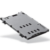 Memory Card Connectors SIM Card Conn 8pin Top Mnt Push-Push