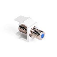 41084-FWF QUICKPORT INSERT F-81 CONNECTOR WHITE
