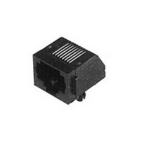 CAT3 RJ25 MODULAR JACK, 6POS, 1 PORT