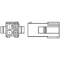 PLUG & SOCKET HOUSING, RECEPTACLE, NYLON