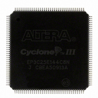 IC CYCLONE III FPGA 25K 144-EQFP