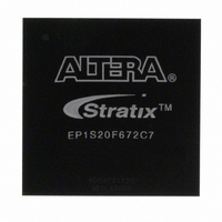IC STRATIX FPGA 20K LE 672-FBGA