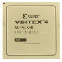 IC FPGA VIRTEX-4 40K 1148-FBGA
