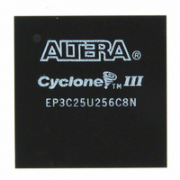 IC CYCLONE III FPGA 25K 256 UBGA
