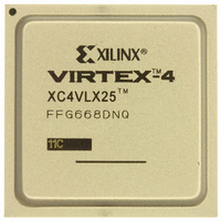 IC FPGA VIRTEX-4 24K 668-FCBGA