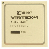 IC FPGA VIRTEX-4 40K 668-FCBGA