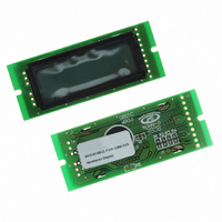 LCD MOD CHAR 1X8 GRY TRANSFL