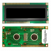 LCD MOD CHAR 2X16 AMBER TRANSM