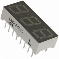 LED 7-SEG .3" RED 650NM CC